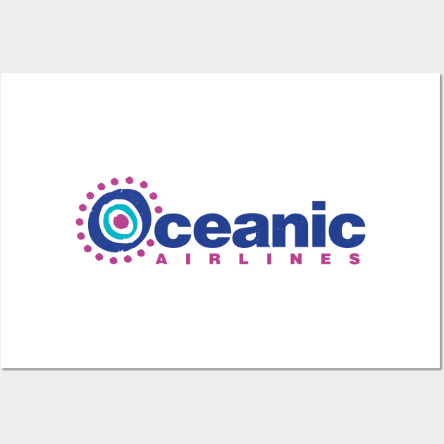 Oceanic Airlines - logo LOST Wall Art by BodinStreet